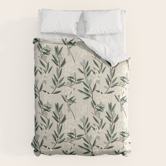 OLIVE BLOOM Comforter Gallery Image 6
