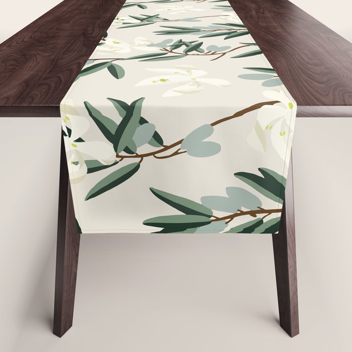 OLIVE BLOOM Table Runner Gallery Image 1