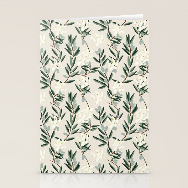 OLIVE BLOOM Stationery Card Gallery Image 1