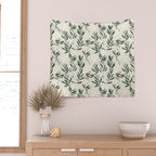 OLIVE BLOOM Wall Tapestry Gallery Image 2