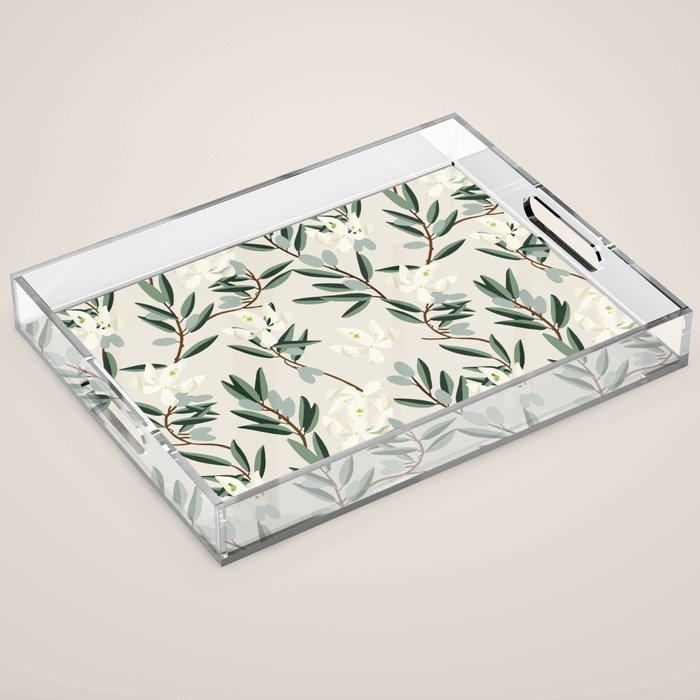 OLIVE BLOOM Acrylic Tray Gallery Image 1