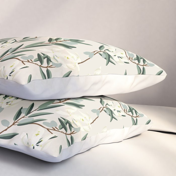 OLIVE BLOOM Pillow Sham Gallery Image 3