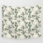 OLIVE BLOOM Wall Tapestry Gallery Image 4