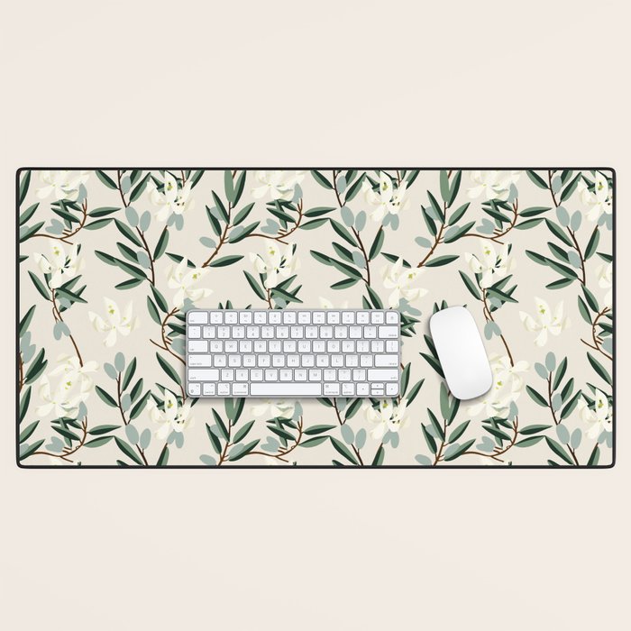 OLIVE BLOOM Desk Mat Gallery Image 1