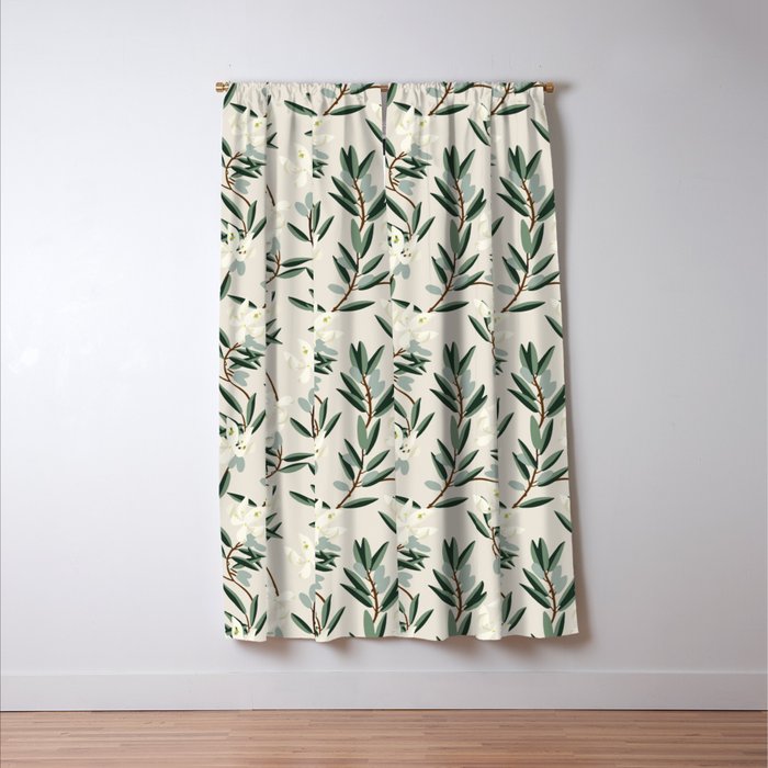 OLIVE BLOOM Window Curtain Gallery Image 3