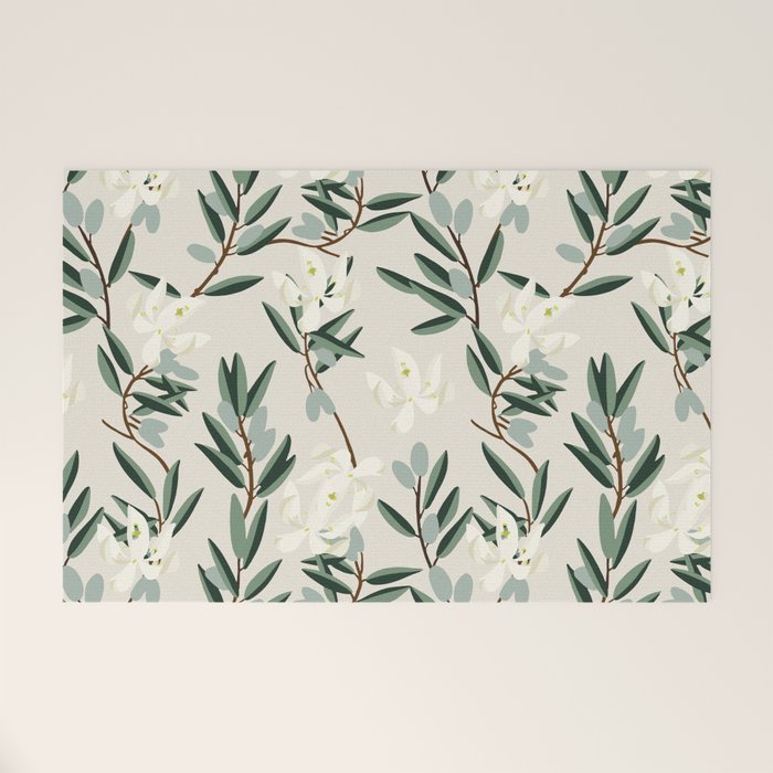 OLIVE BLOOM Welcome Mat Gallery Image 1