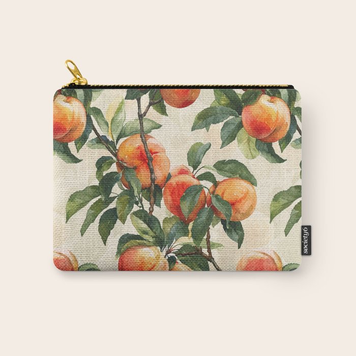 Vintage Peaches Carry All Pouch Gallery Image 1