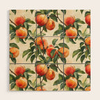 Vintage Peaches Wood Wall Art Gallery Image 1