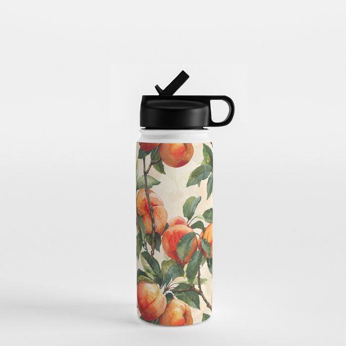 Vintage Peaches Water Bottle Gallery Image 1