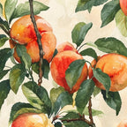 Vintage Peaches Coffee Mug Gallery Image 2