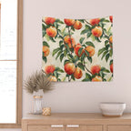Vintage Peaches Wall Tapestry Gallery Image 2