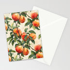 Vintage Peaches Stationery Card Gallery Image 2