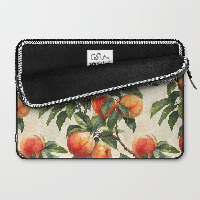 Vintage Peaches Laptop Sleeve Gallery Image 2
