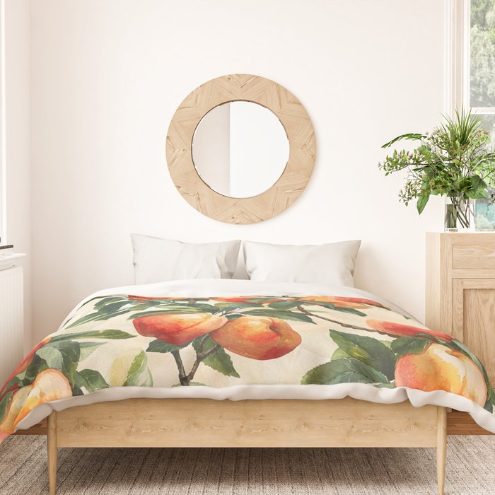 Vintage Peaches Duvet Cover Gallery Image 3