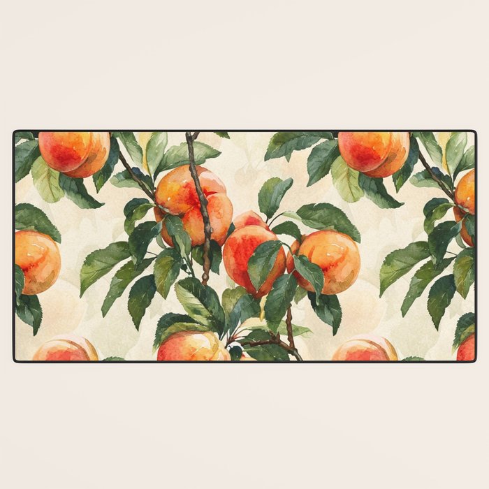 Vintage Peaches Desk Mat Gallery Image 3