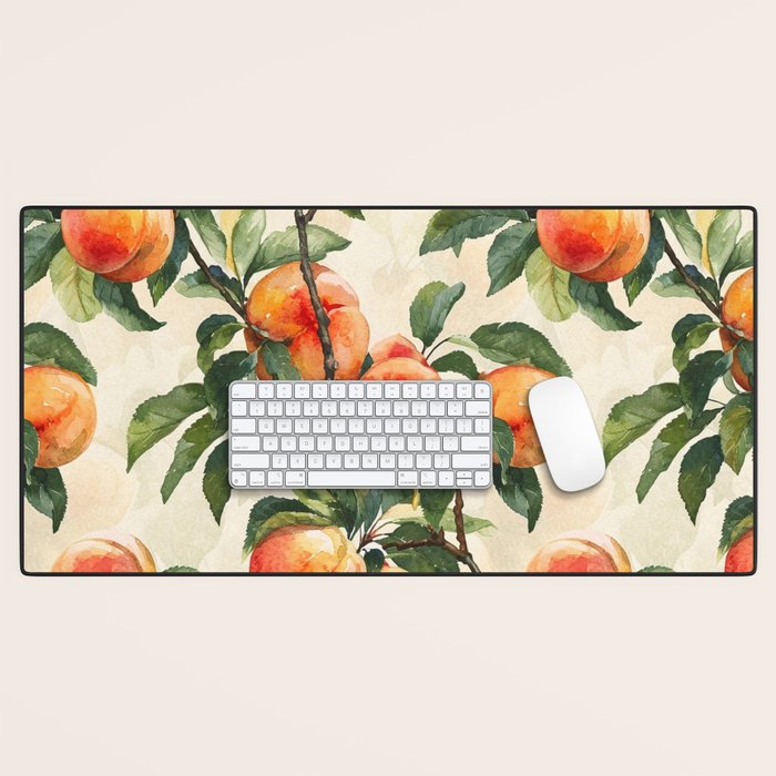 Vintage Peaches Desk Mat Gallery Image 1