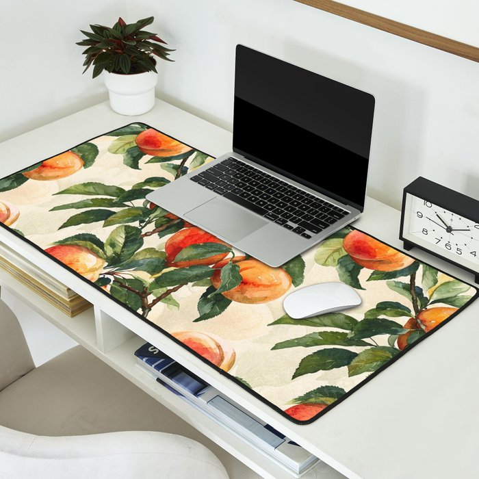 Vintage Peaches Desk Mat Gallery Image 2