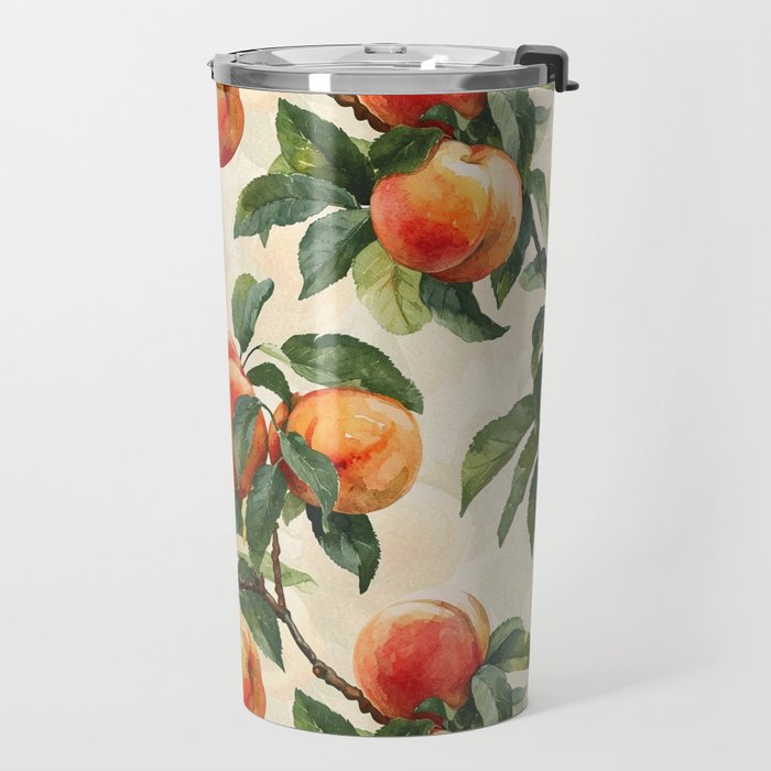 Vintage Peaches Travel Mug Gallery Image 2