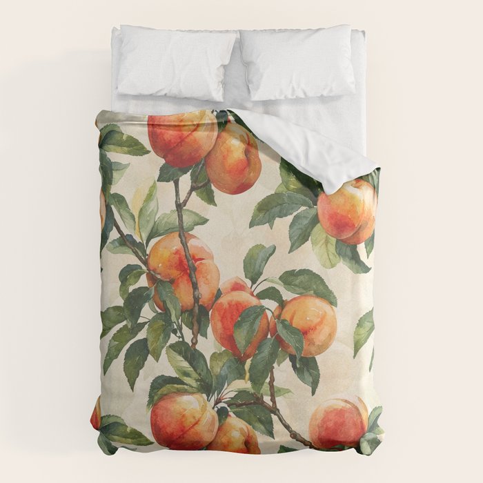 Vintage Peaches Duvet Cover Gallery Image 6