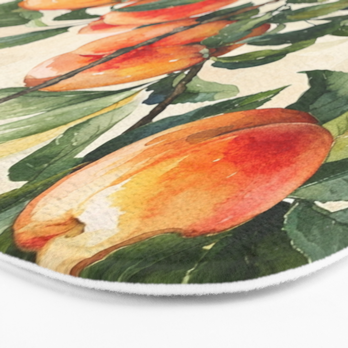 Vintage Peaches Bath Mat Gallery Image 3