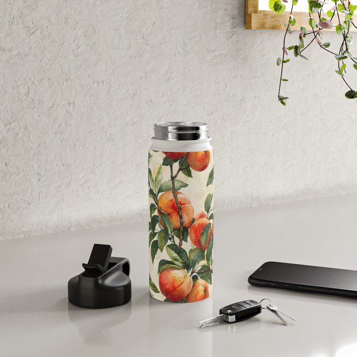 Vintage Peaches Water Bottle Gallery Image 4