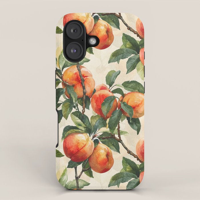 Vintage Peaches iPhone Case Gallery Image 1