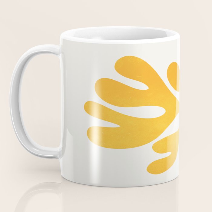 Canary Leaf: Matisse Color Paper Cutouts 04 Coffee Mug Gallery Image 3
