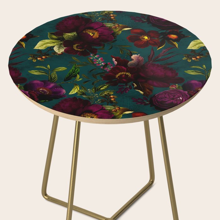 Before Midnight Vintage Flowers Garden Side Table Gallery Image 2