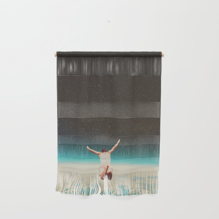 Falling with a hidden smile Wall Hanging Gallery Image 1