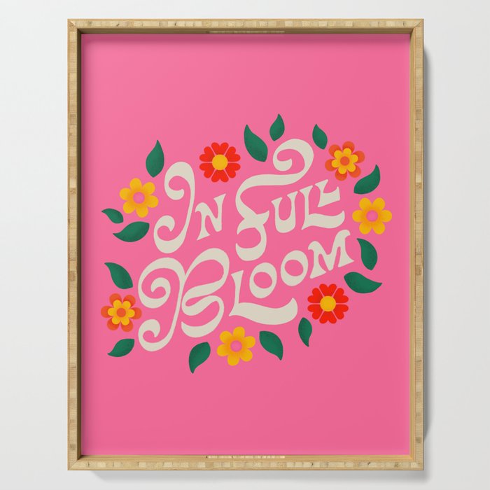 In Full Bloom Serving Tray Gallery Image 1