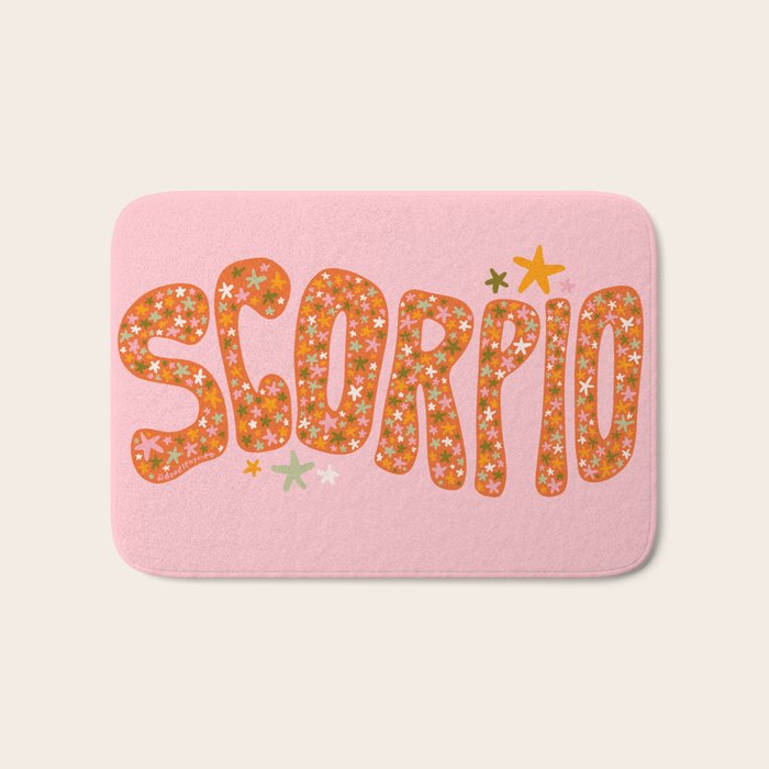 Starry Scorpio Bath Mat Gallery Image 1