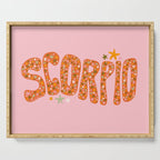Starry Scorpio Serving Tray Gallery Image 1