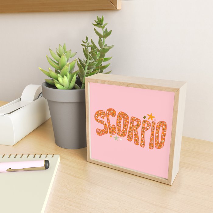 Starry Scorpio Mini Art Print Gallery Image 2
