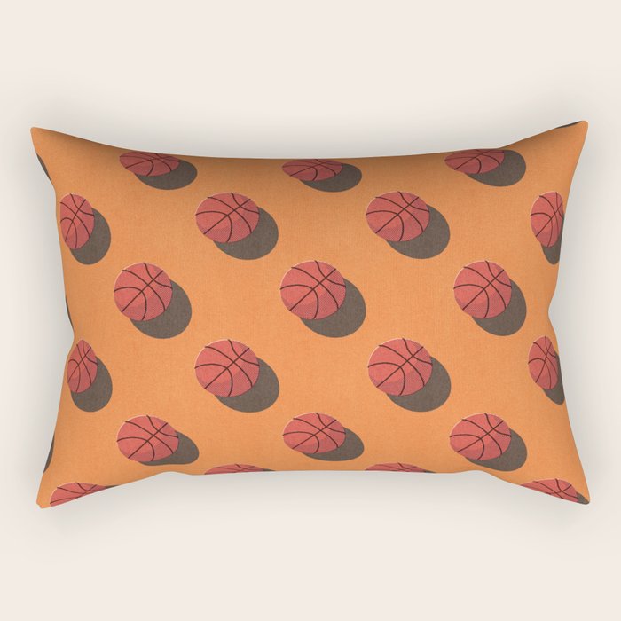 BALLS Basketball - indoor - pattern Rectangular Pillow Gallery Image 2