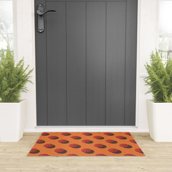 BALLS Basketball - indoor - pattern Welcome Mat Gallery Image 3