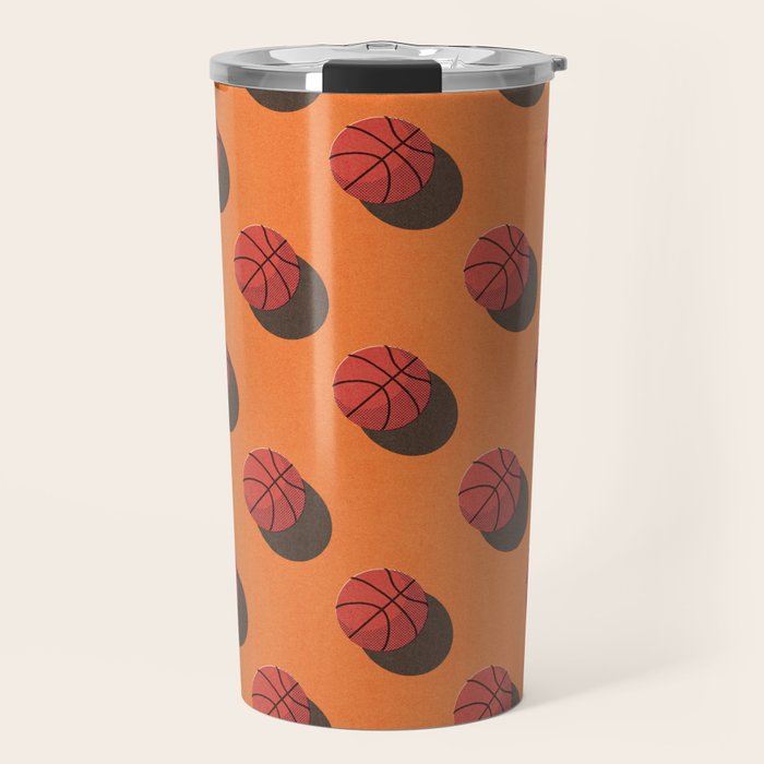 BALLS Basketball - indoor - pattern Travel Mug Gallery Image 1