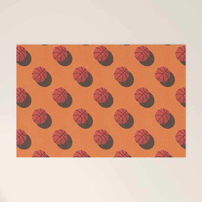 BALLS Basketball - indoor - pattern Welcome Mat Gallery Image 1