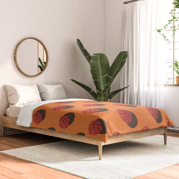 BALLS Basketball - indoor - pattern Comforter Gallery Image 2