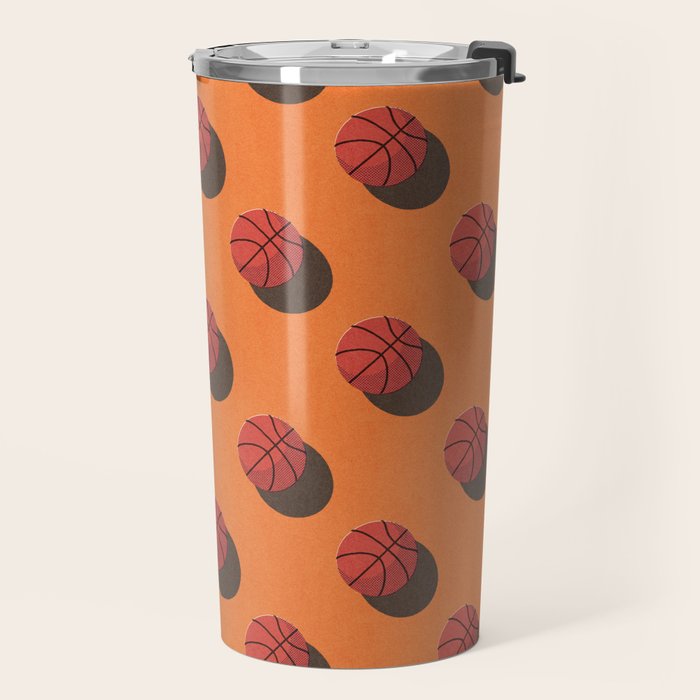 BALLS Basketball - indoor - pattern Travel Mug Gallery Image 2