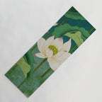 Lotus flowers A -  Minhwa-Korean traditional/folk art Yoga Mat Gallery Image 1