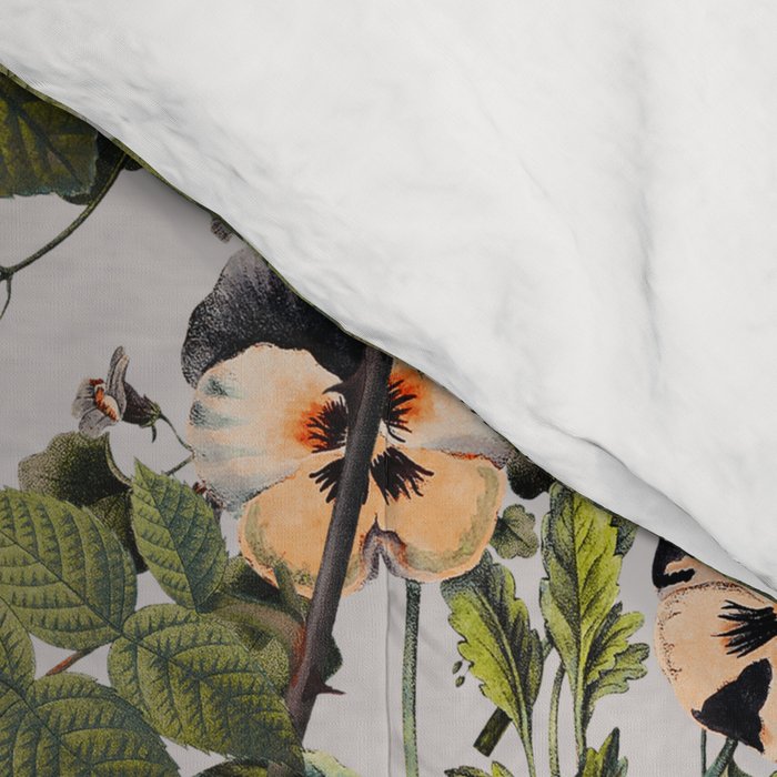 Floral Symphony with Birds Comforter Gallery Image 4