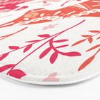 Swedish Dala Horses - Melon Palette Bath Mat Gallery Image 3