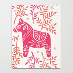 Swedish Dala Horses - Melon Palette Notebook Gallery Image 4