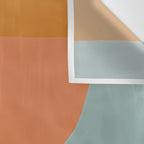 Soft Modern Abstract Shapes III Wall Tapestry Gallery Image 3