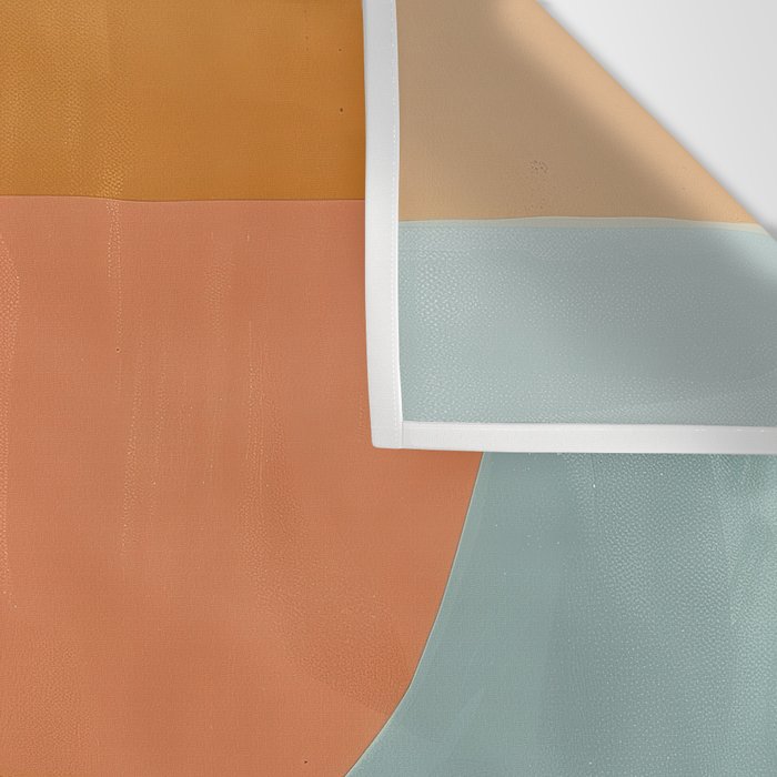 Soft Modern Abstract Shapes III Wall Tapestry Gallery Image 3