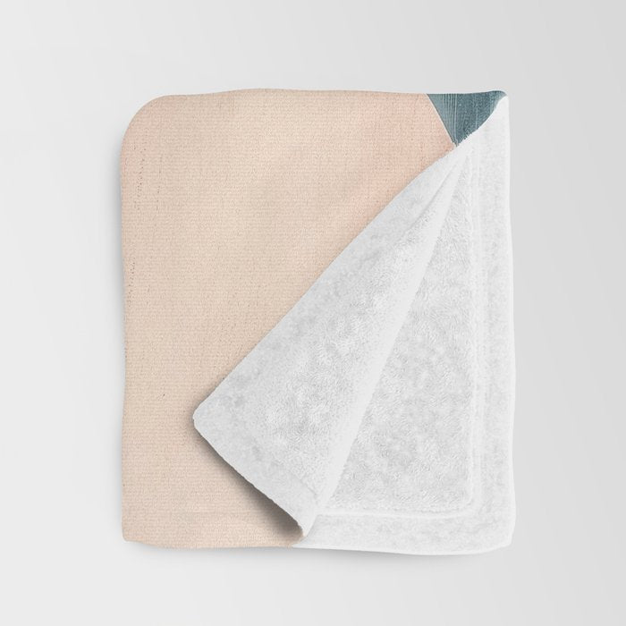 Soft Modern Abstract Shapes III Throw Blanket Gallery Image 3