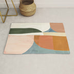 Soft Modern Abstract Shapes III Rug Gallery Image 1
