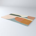 Soft Modern Abstract Shapes III Rug Gallery Image 3
