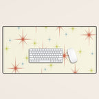 Mid Century Modern Stars 1950s Colors Desk Mat Gallery Image 1