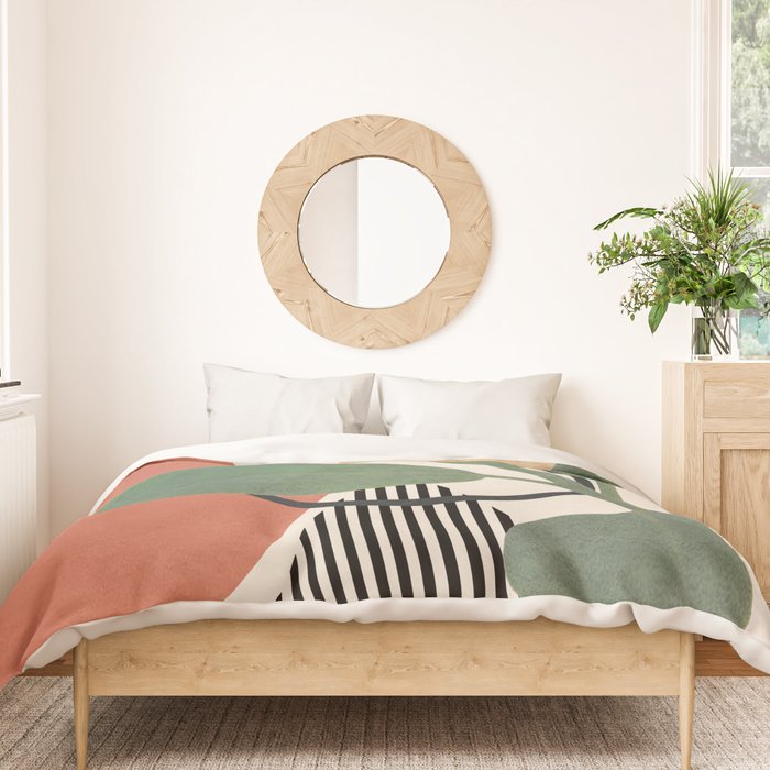 Nature Geometry III Duvet Cover Gallery Image 3